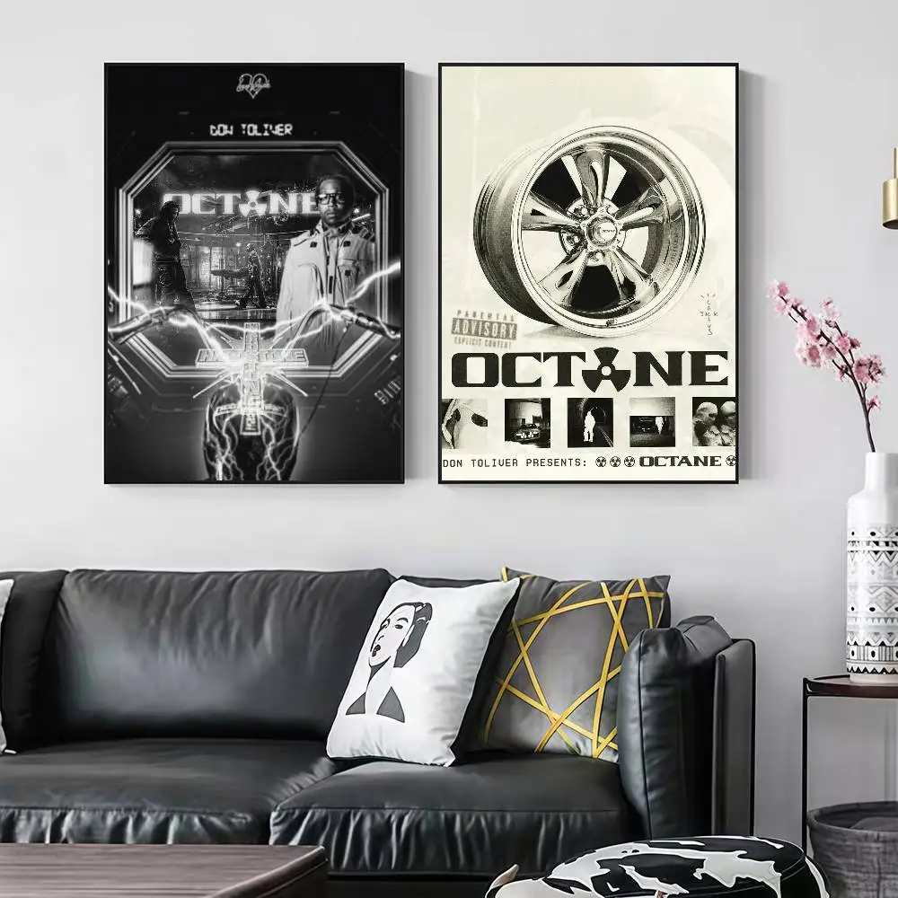 Don T-Toliver Octane Peelable Self-adhesive Poster Stickers Are Suitable For Frameless Wall Decoration In A Room