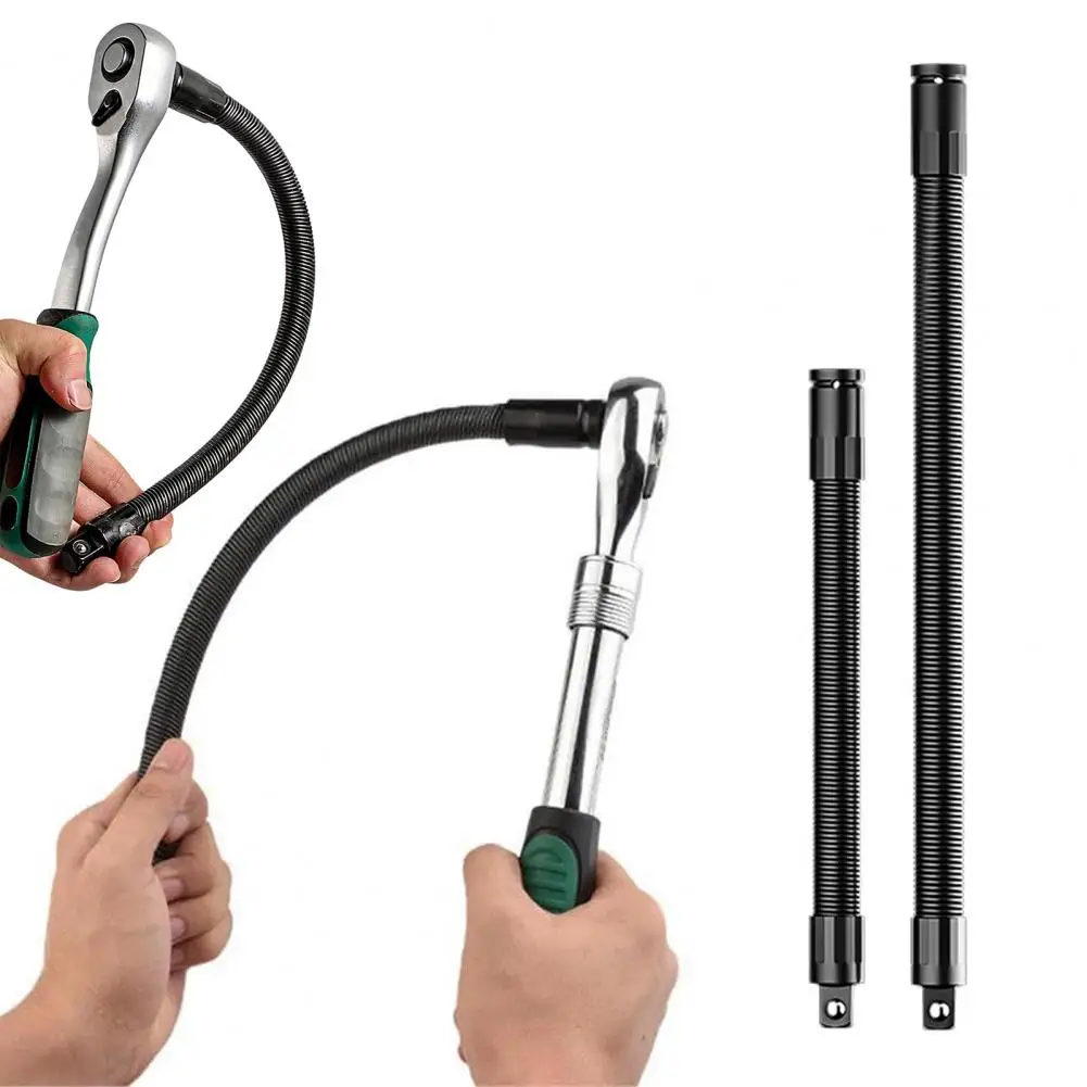 1/2 Inch Flexible Shaft Extension Bendable Soft Connecting Rod Torque Socket Repair Mechanical Screwdriver Extension