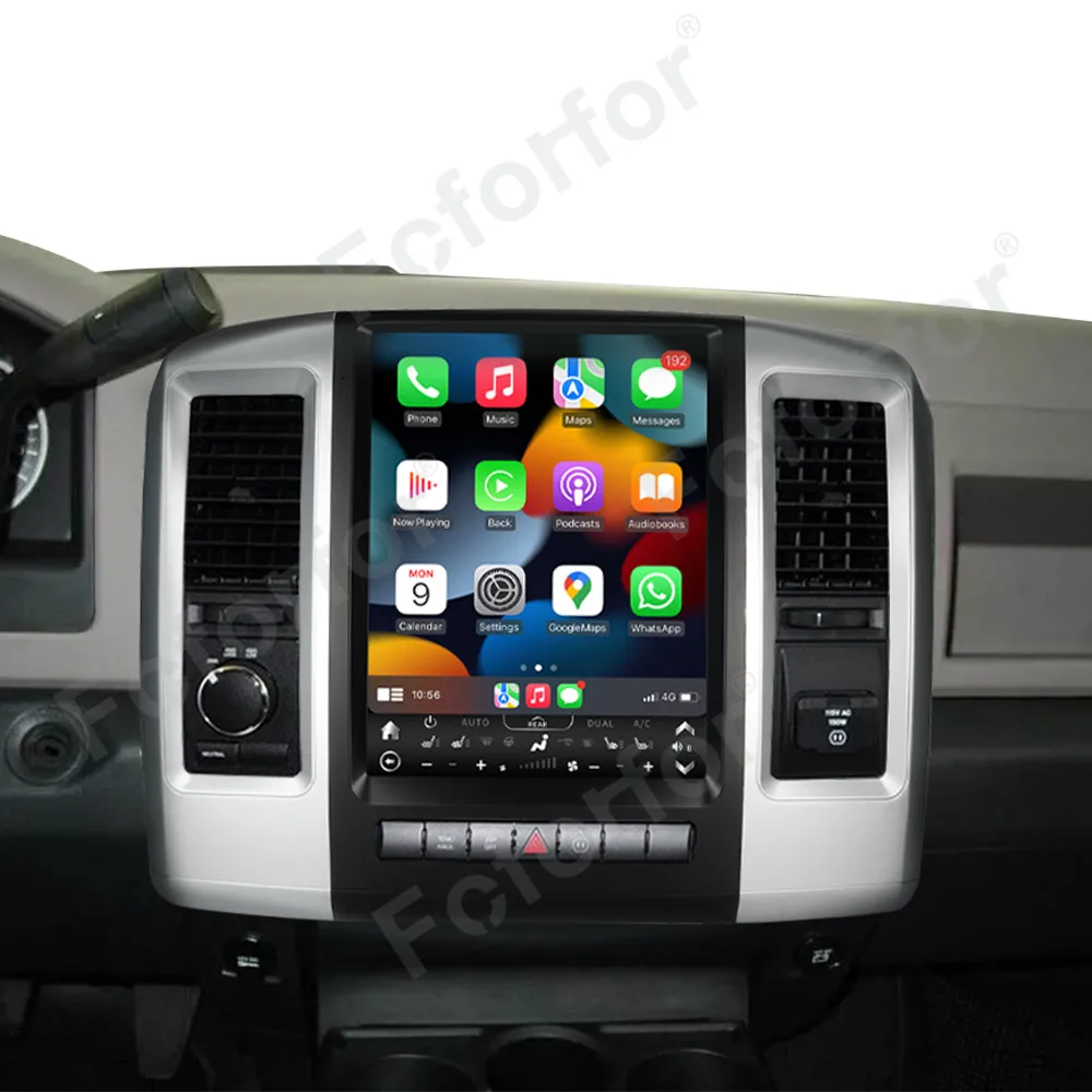 

1920*720 Carplay 12.1 Inch Screen Android 14 GPS Navigation For Dodge Ram 2009-2012 Car Stereo Audio Radio Multimedia Player
