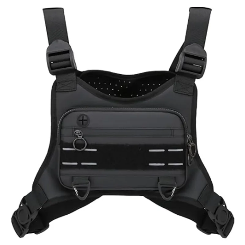 Essential Multifunctional Tactical Chest Bag for Outdoor Training, Lightweight Running Vest
