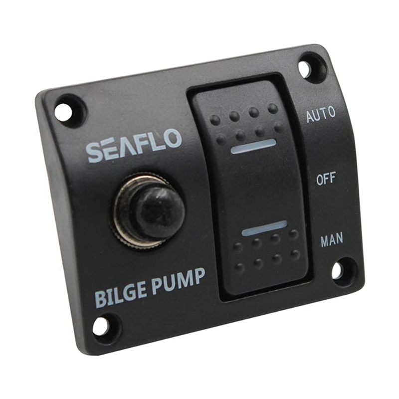 1 PCS Bilge Pump Control Switch Automatic Pump Marine Panel Switch 3-WAY Switch Panel For Bilge Pump