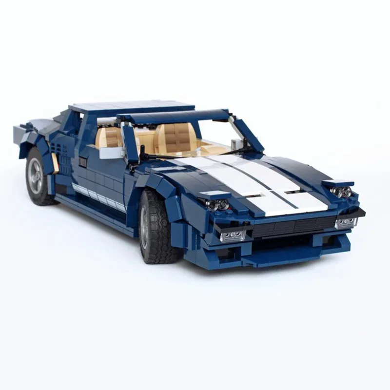 1166pcs MOC De Tomaso Pantera B Model Creator Experted Building Blocks Toys Construction Christmas Gift DIY Idea Kids Birthday view 2