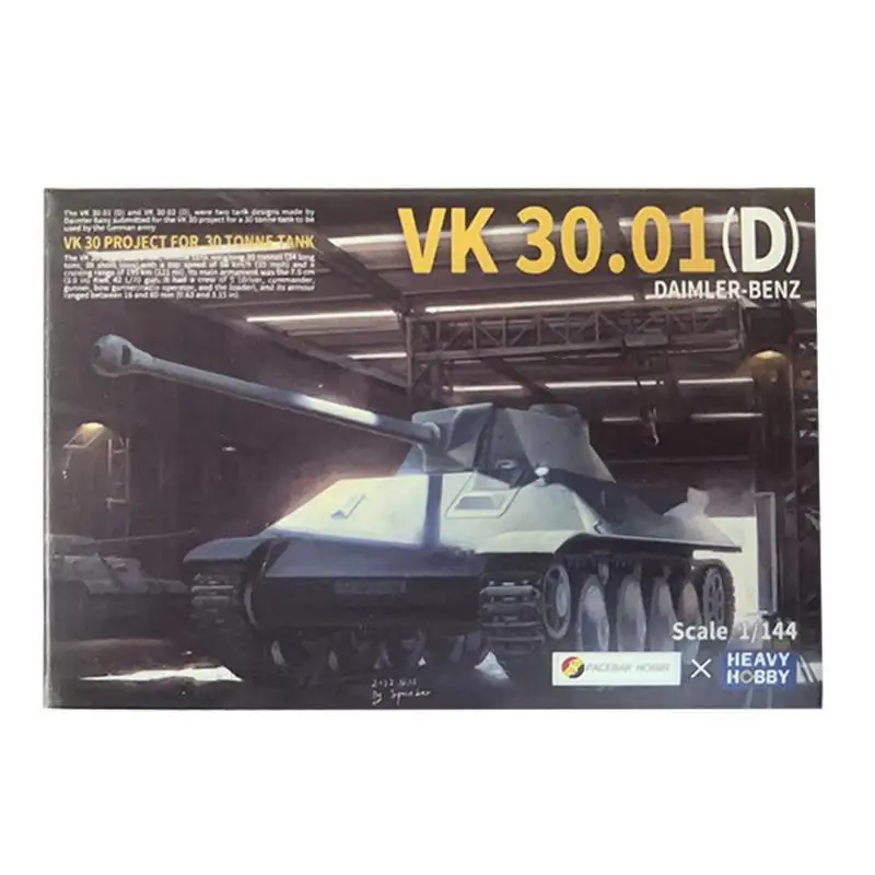 Heavy Hobby HH-14010 1/144 Scale VK 30.01 (D) Project For 30 Tonns Tank