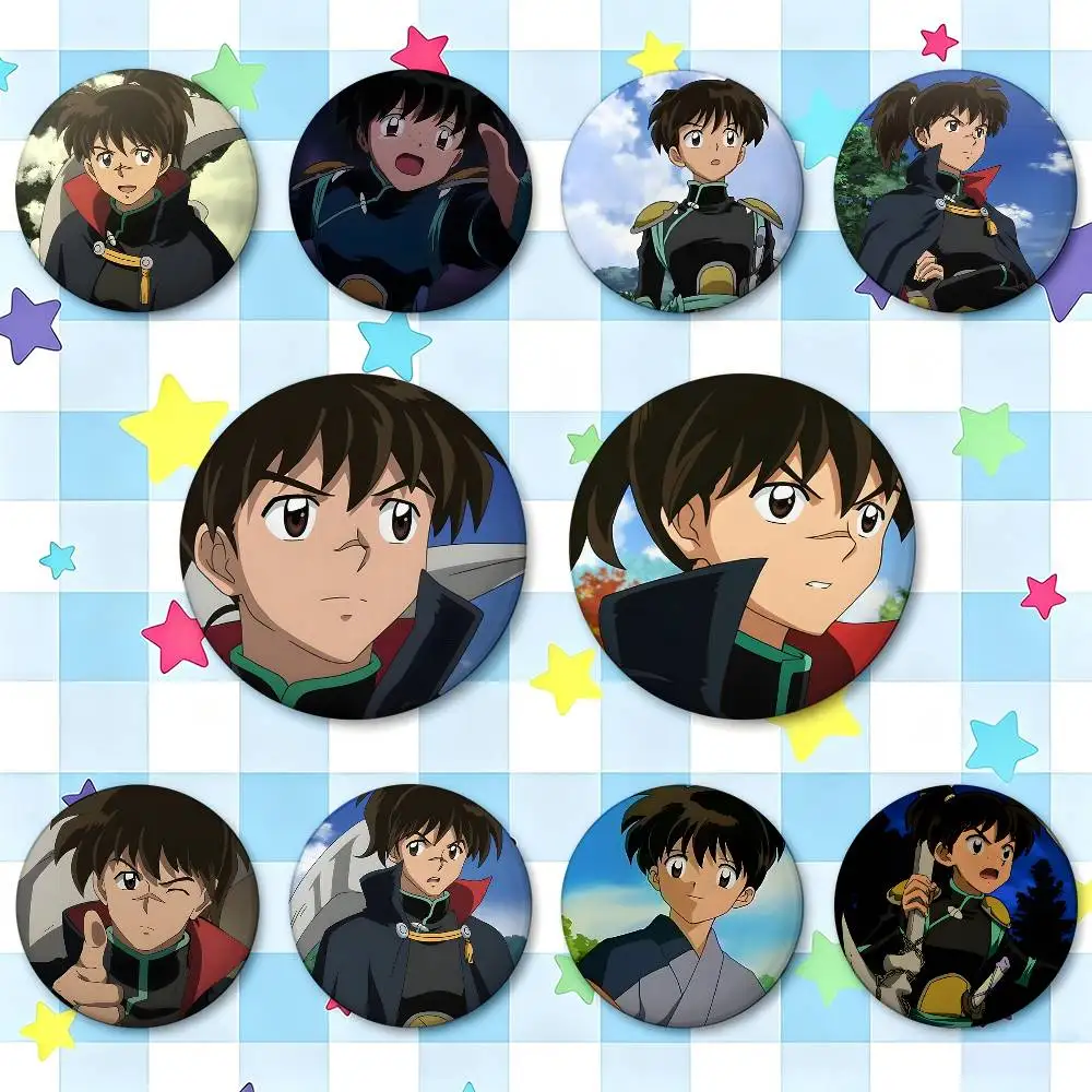 Kohaku InuYasha Badges Button Round Creative Pin Brooch Badge Bag Decor Accessories Fans Collect Friends Gifts