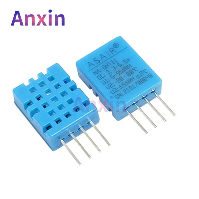 

5PCS DHTC11 SIP-4 Temperature and Humidity Sensor DHT11 Upgrade High Precision Capacitive Digital Humidity Module Replace AM2120