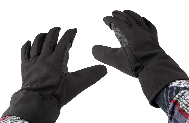 Acessórios para fotografia de câmera, luvas esportivas ao ar livre, couro antiderrapante, respirável, antiderrapante, quente, à prova d'água