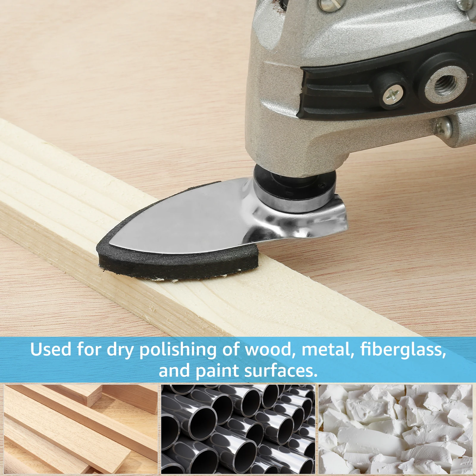 122Pack Grinding Triangle Oscillating Sandpaper Triangular Sanding Pad Hook Loop60/80/120/180/240/320 Grit For Multitool