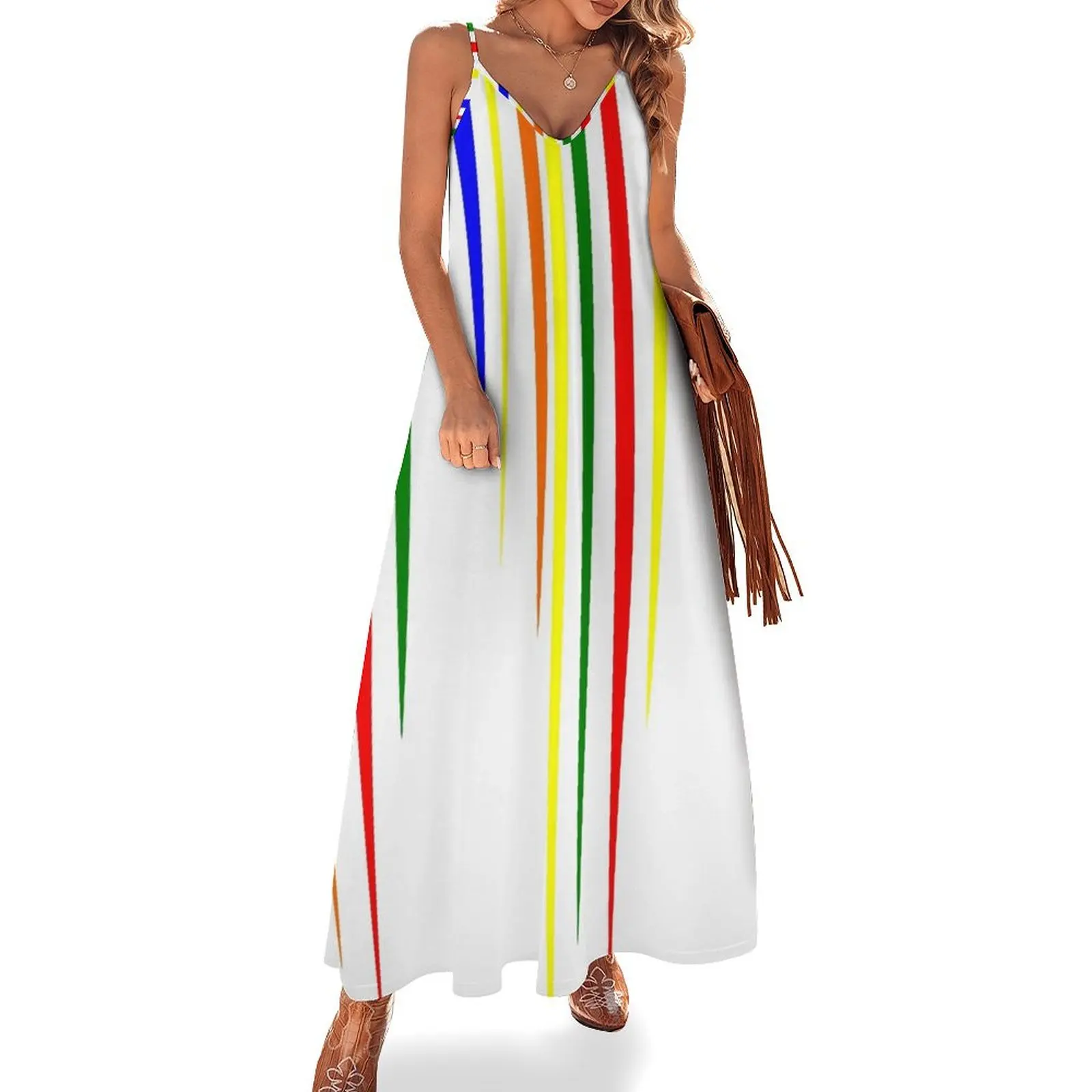 

Color Drip Sleeveless Dress dress women summer 2025 Clothing birthday dress for women