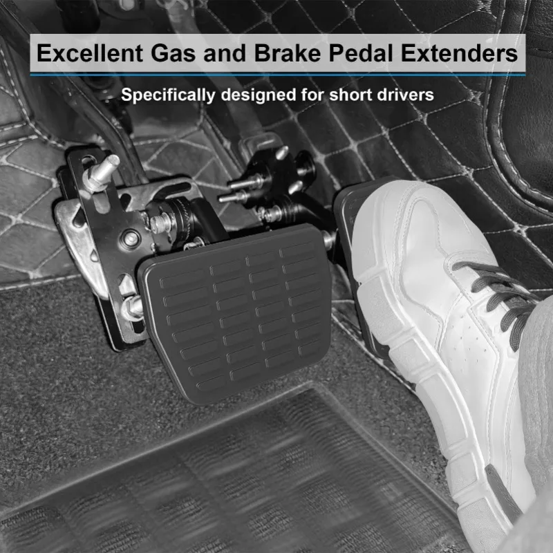 Brake pedal extender for cars, go-karts, toy cars