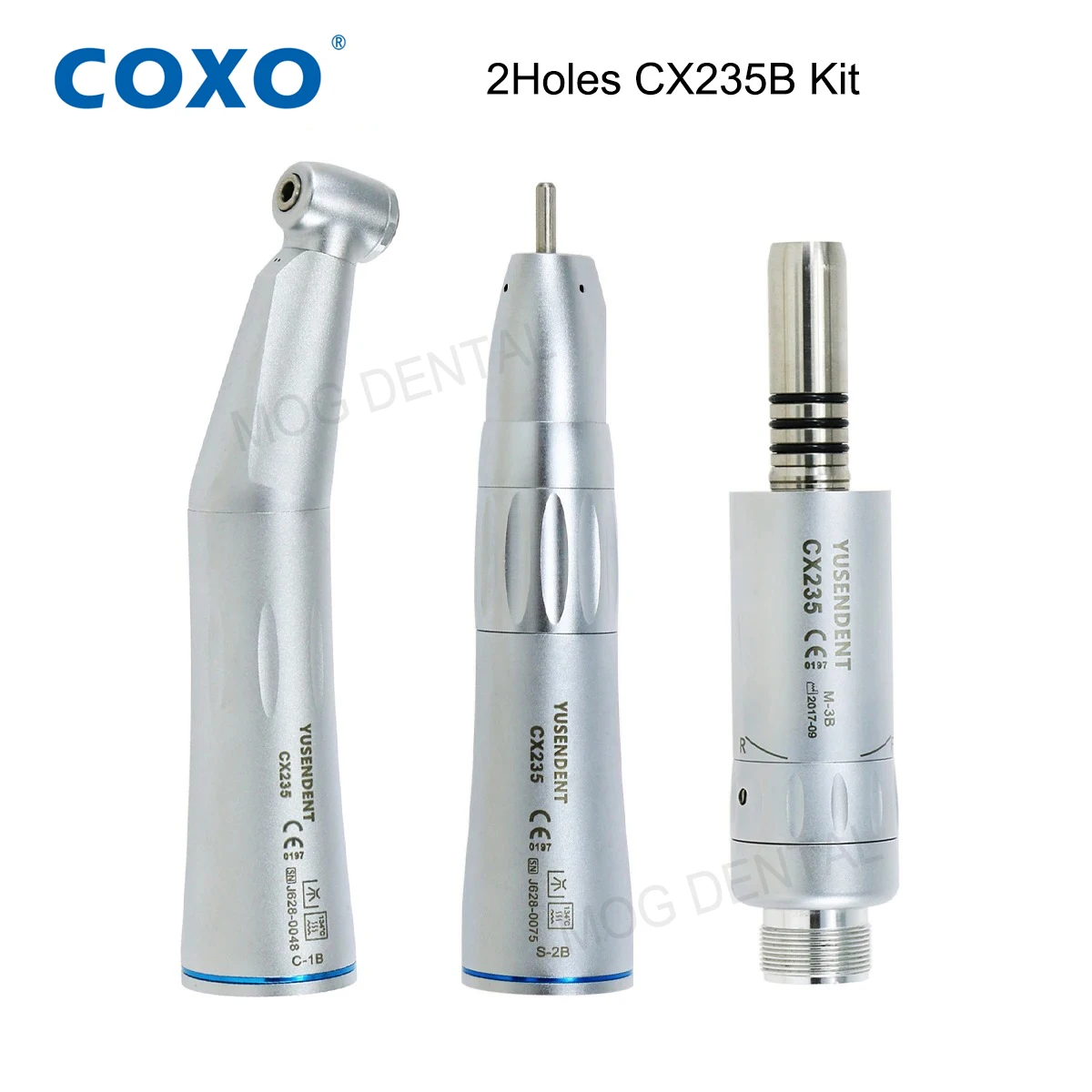 COXO Dental Low Speed Handpiece LED Fiber Reduction/Increase Ratio Endodontic Contra Angle Handpiece E Type Fit KAVO NSK WH