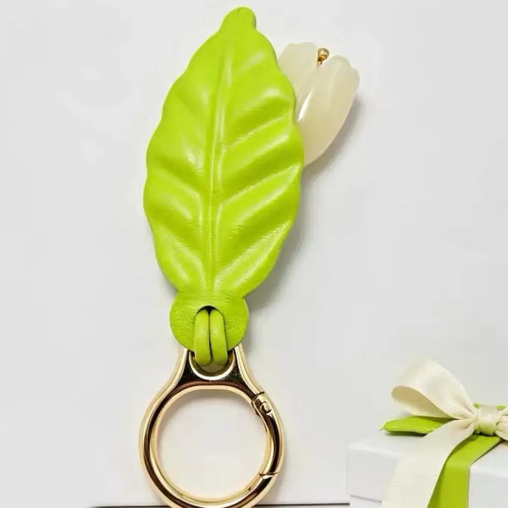 Creative Elegant Cherry Keychain Pu Leather Tomato Fruit Bag Charm DIY Handmade Bag Pendant Girls