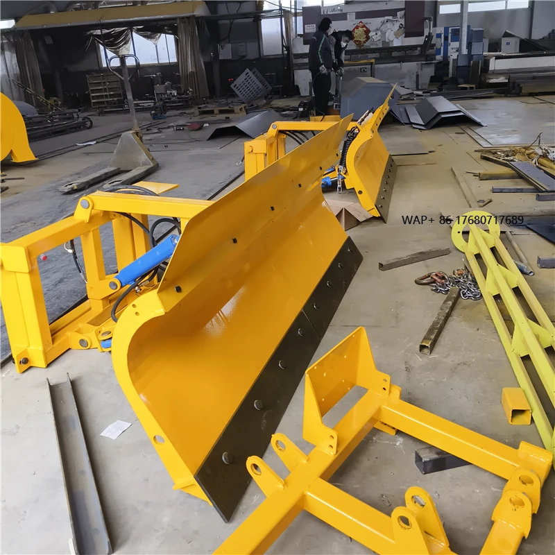 Tracked Heavy Duty Snow Plow with Motor & Bearing-4M Width 1 Year Warranty for Highway Clearing