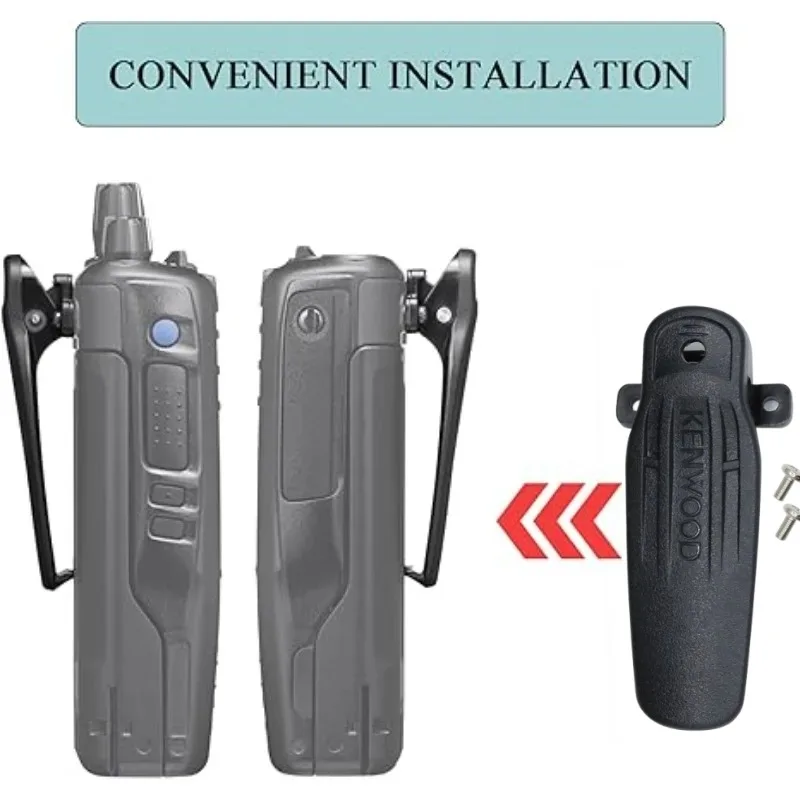5pcs KBH-11 Belt Clip for Kenwood TK-2160 TK-2170 TK-2180 TK-3160 NX-5200 TK-5310 TK-5410 NX-200 NX-210 NX-300 NX-3200 Radio