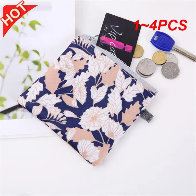 1~4PCS Towel Pouches Animal Small 13x13cm Polyester Storage Tools Cosmetic Bag Cute Napkin Household Tools Napkin Pouch