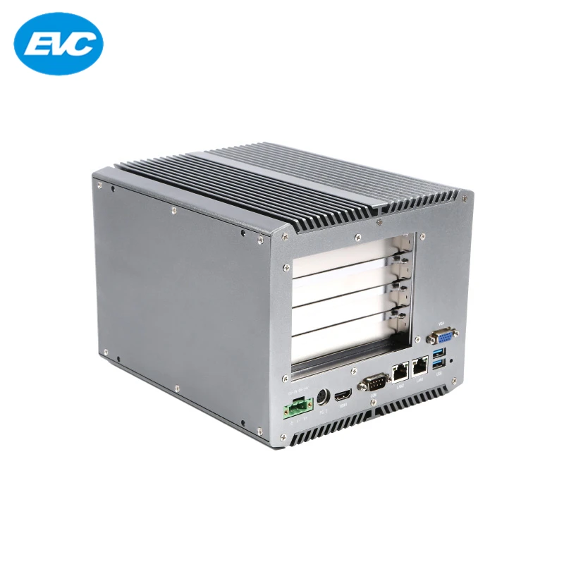 2020 أفضل سعر Win 10 كمبيوتر بدون مروحة مع 4 فتحات Pci صندوق صناعي كمبيوتر صغير #3