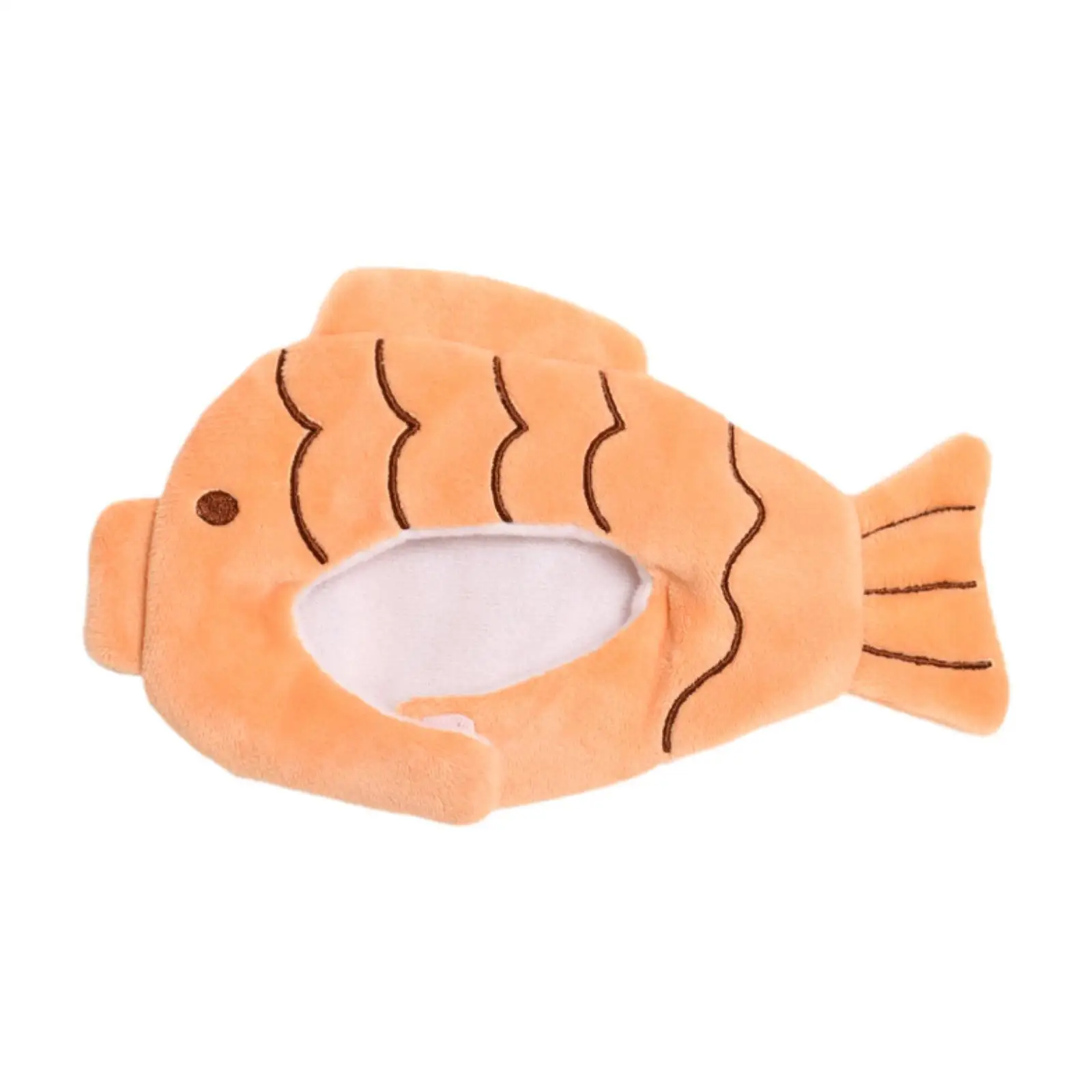 

Cotton Fabrics Fabrics Doll Headgear for 17cm Doll Headgear Hat Carp Shape Soft Keychain Headgear for Fashion Doll Baby Doll