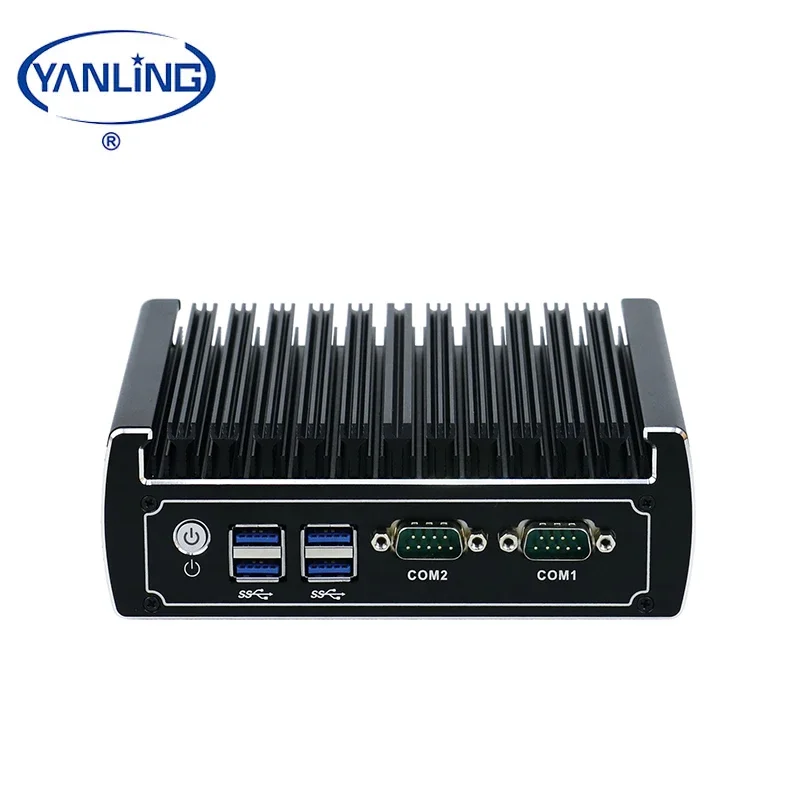 Pocket dual core quad threads fanless mini pc dual realtek LAN small computer