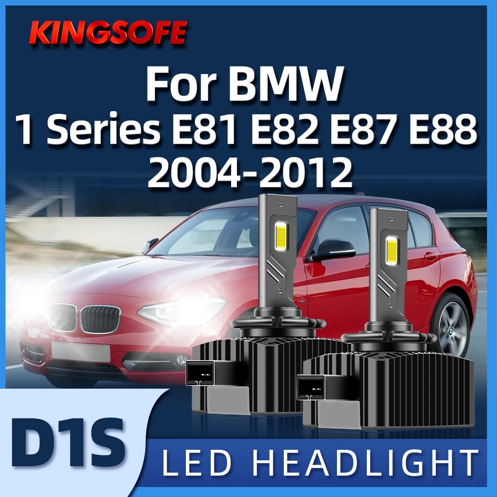 

2x легкие D1S светодиодные фары 6000K High Low Beam для BMW 1 Series E81 E82 E87 E88 2004 2005 2006 2008 2008 2010 2011 2012