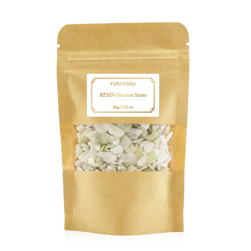 Resin Incense - Flower Petal Stone，Scented Aromatherapy Resin, Home Fragrance for Meditation