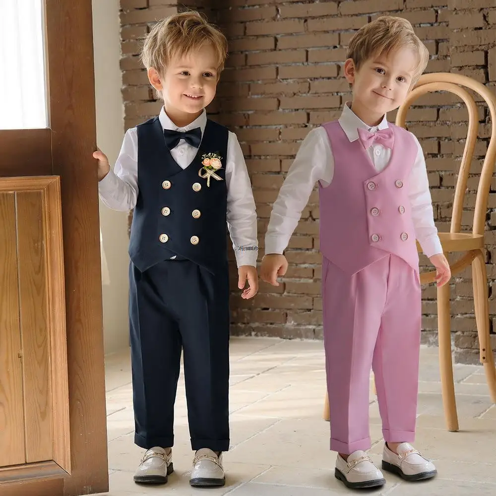

Boys Photography Suit Newborn 1 Year Baby Birthday Ceremony Costume Children'S Day Performance Suit Kids Formal Wedding Dress