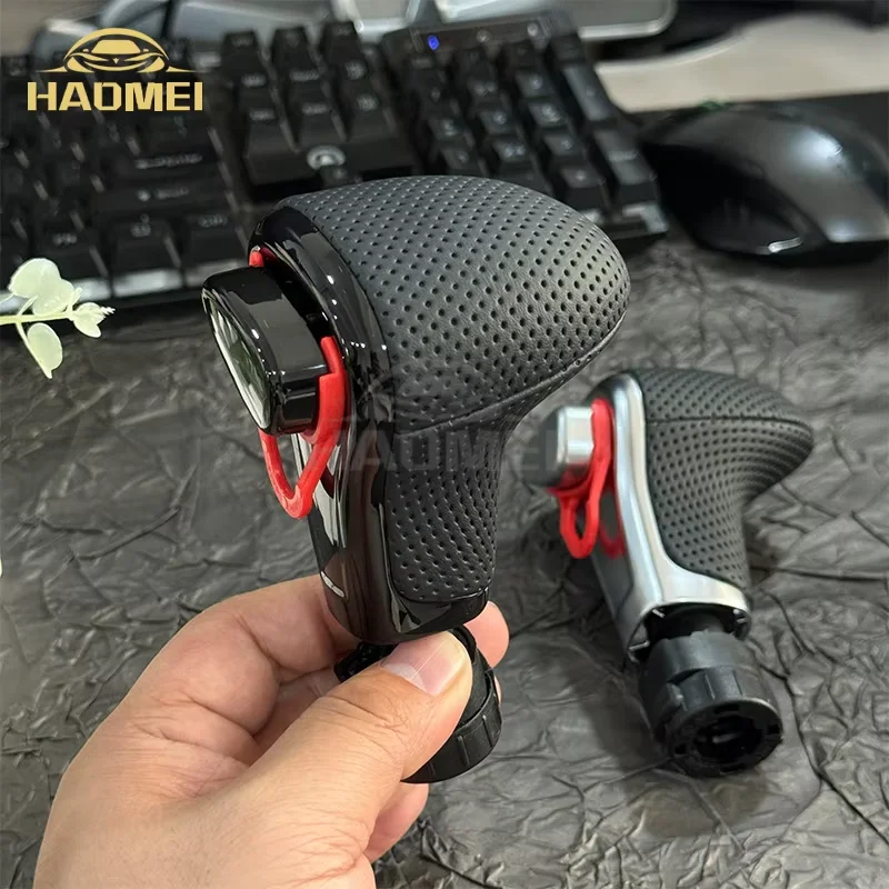 

Высококачественные аксессуары для рычага переключения передач с боковой кнопкой для Audi A6 C6 A4 B8 A5 Q5 2009 2010 2011 2013 2014