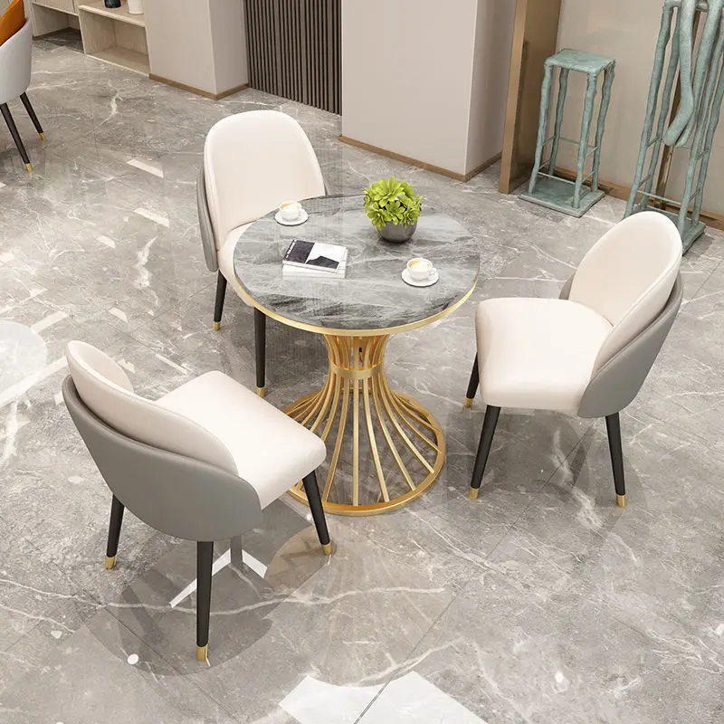 Fashion Casual Metal Cylinder Table Restaurant Leisure Room Decor Stand For Balcony Cafe Bar Scene Layout