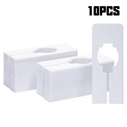 10Pcs Clothing Rack Size Rack Dividers Clothes Organizers Reusable Rectangular Closet Dividers for Sorting Clothes Size Home
