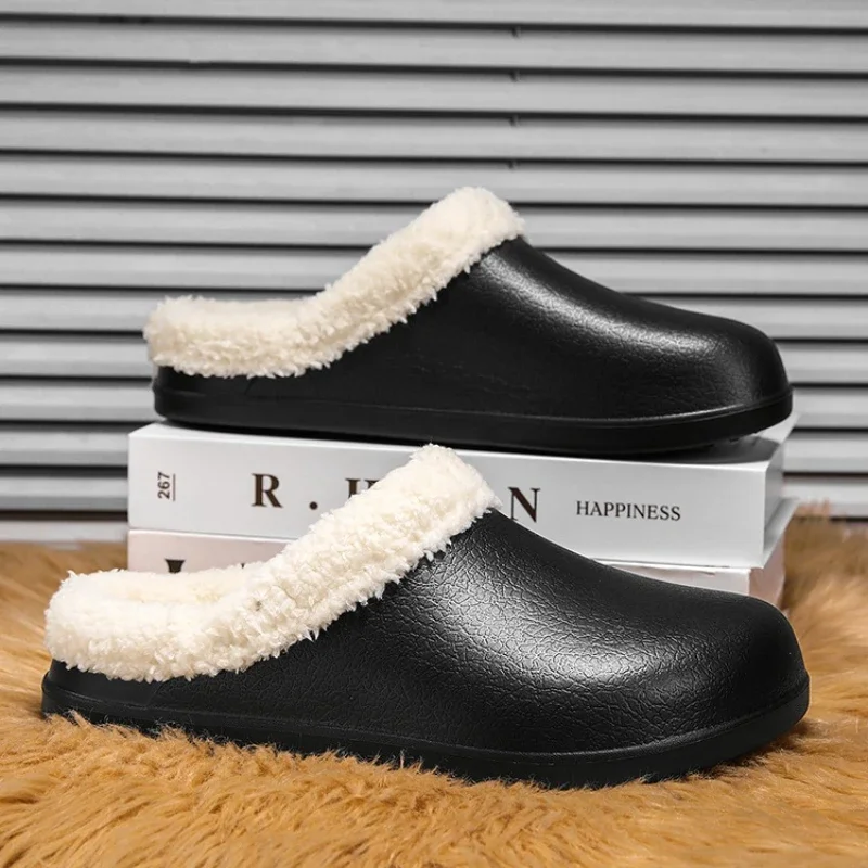 Зимние легкие флисовые теплые удобные противоскользящие тихие домашние повседневные разноцветные хлопковые тапочки для пар