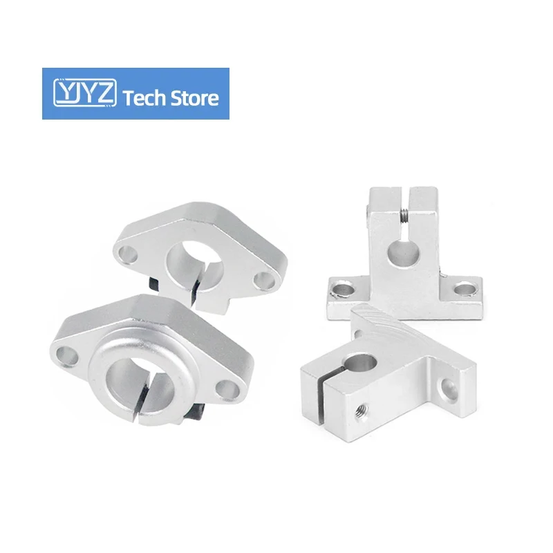 1/2/4PCS Support Seat SHF SK8/10/12/13/16/20/25/30/35/40/50 Bearing Shaft Support Diy XYZ Table CNC Machines 3D Printer Parts