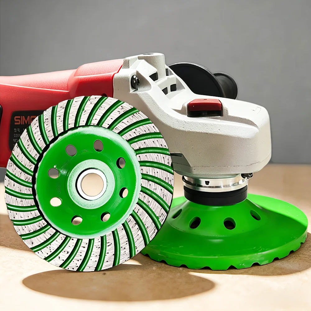 

1Pcs 115/125mm Diamond Grinding Cup Wheel Concrete Turbo Angle Grinder for Granite Marble Grinding Wheel Cutting 4.5/5inch