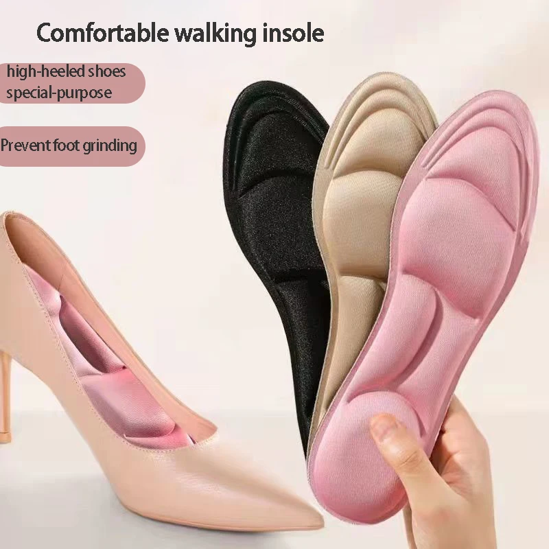 Memory Foam 5D Sport Insoles for Shoes Women Men Deodorant Breathable Cushion Running Shoe Pads For Feet Care Orthopedic Insole