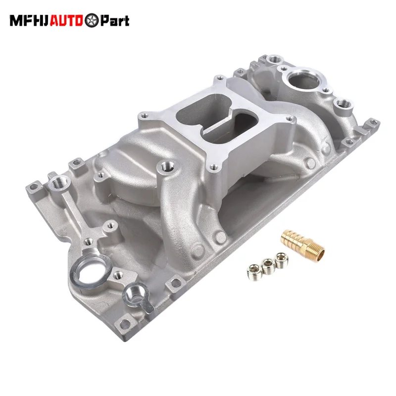 Dual Plane Vortec Air Gap Intake Manifold For Small Block Chevy SBC 350 1996-up 2028, 22028, PC22028, 52028