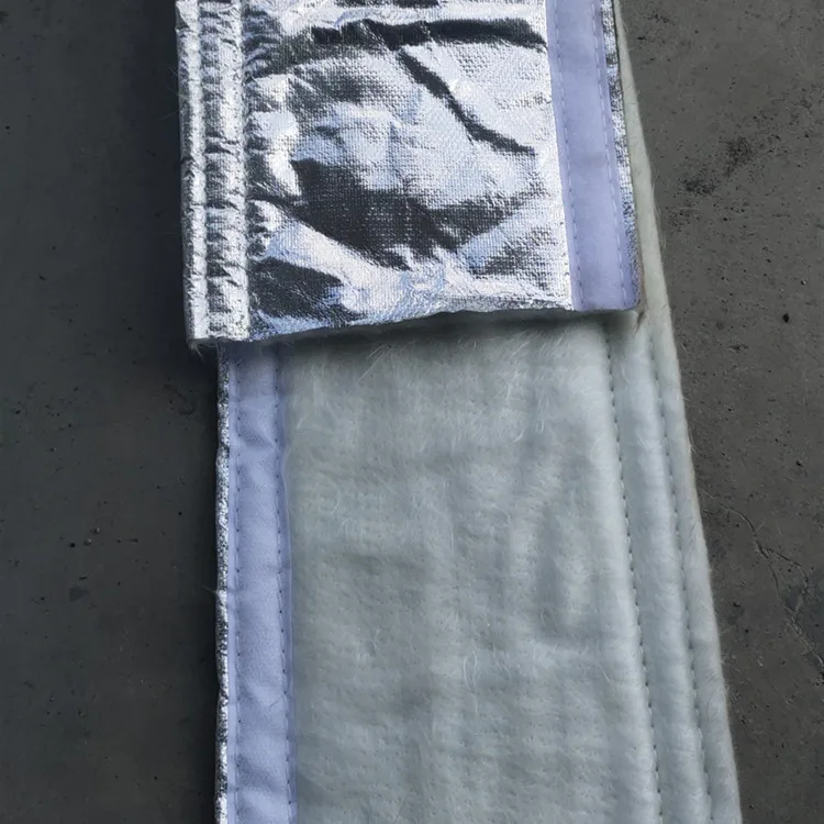 Metal Hose Insulation Sleeve Self Adhesive Heat Resistant Thermal Protective Cover for Hot Fluid Transfer Pipe Industrial Use