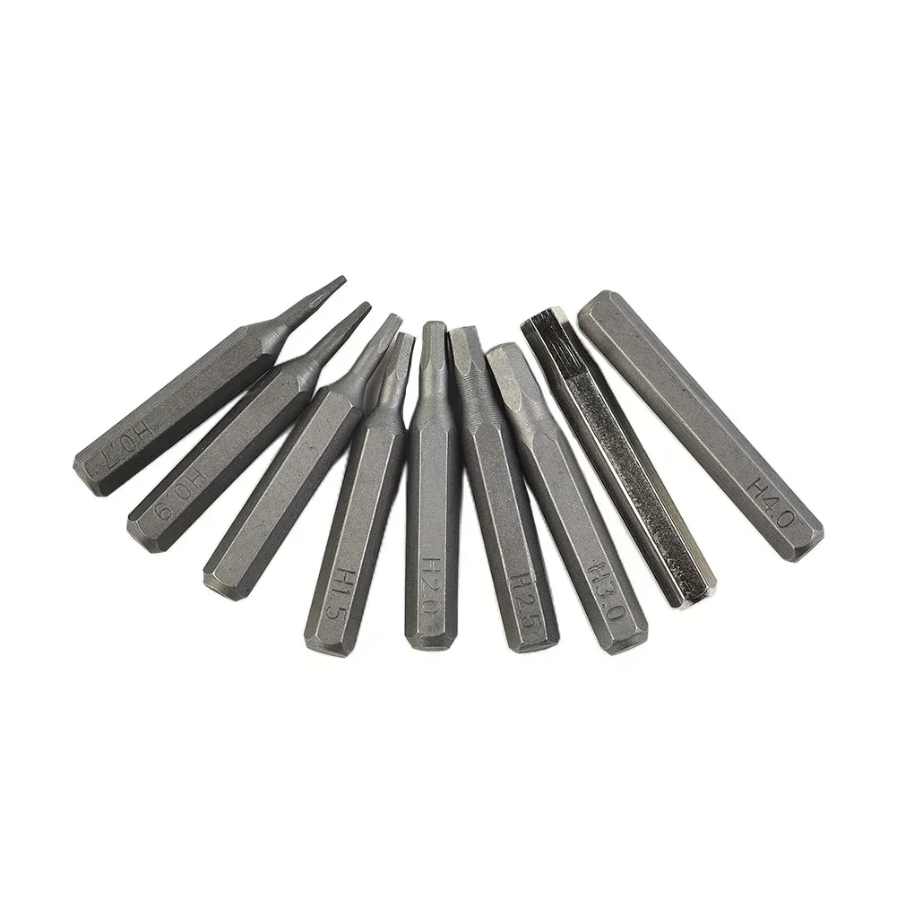 1pc 28mm Hex Screwdriver Bit 1/4 Inch Hex Shank Magnetic Screw Drivers Hexagon Head Wrench Drill Bits Hand Tools H0.7-H4