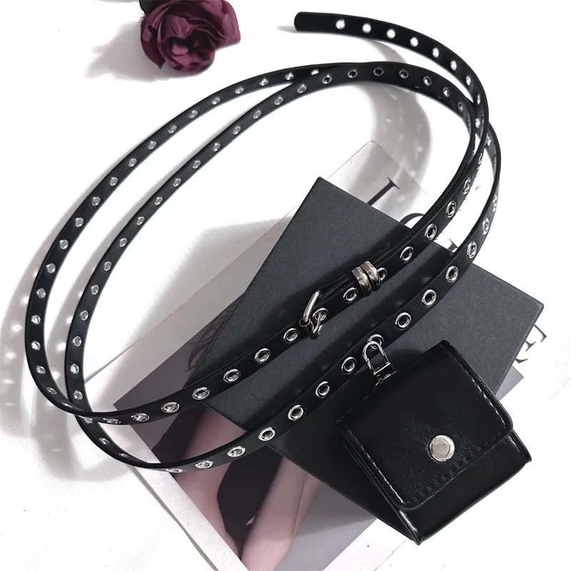 

Women's Fashion Hollow Out PU Leather Bag Corset Female Cummerbund Coat Waistband Dress Decration Wide Belt J1335