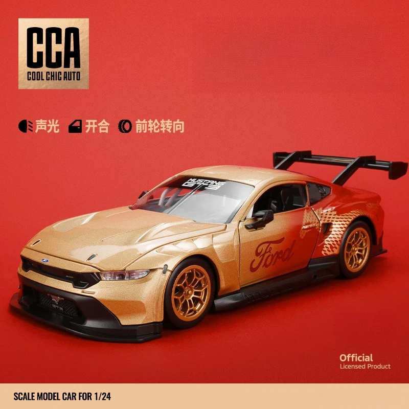 

CCA1:24 Mustang GT3 Chinese New Year Edition Alloy Car Model Limited Edition New Year's Gift Diecast Alloy Car Model Collectible