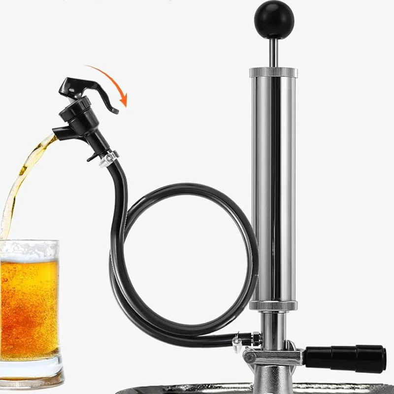 

8-дюймовый кран для пивного бочонка, насос для бочонка с системой S, диспенсер для бочонка для бочонка для бочонка, насос для вечеринки с системой D с линией пива и краном