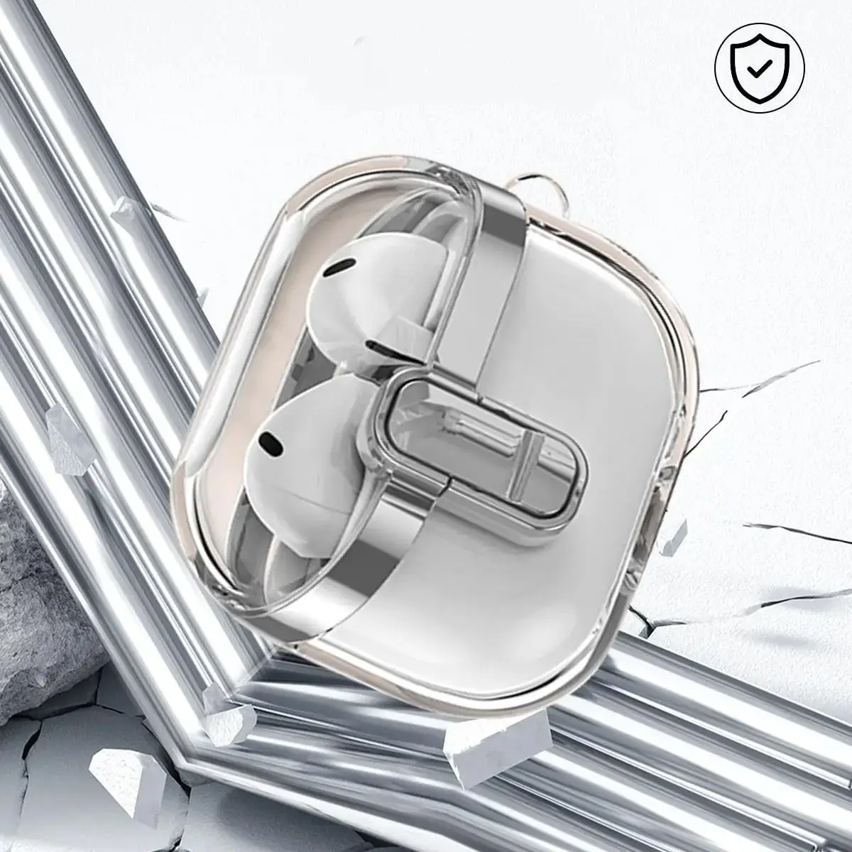 Nowość dla buzz3 Pro Funda Samsung Galaxy buds3 Pro Cover Full Drop Protection Cover Transparent Shell For Woman For Buds3 Pro Case
