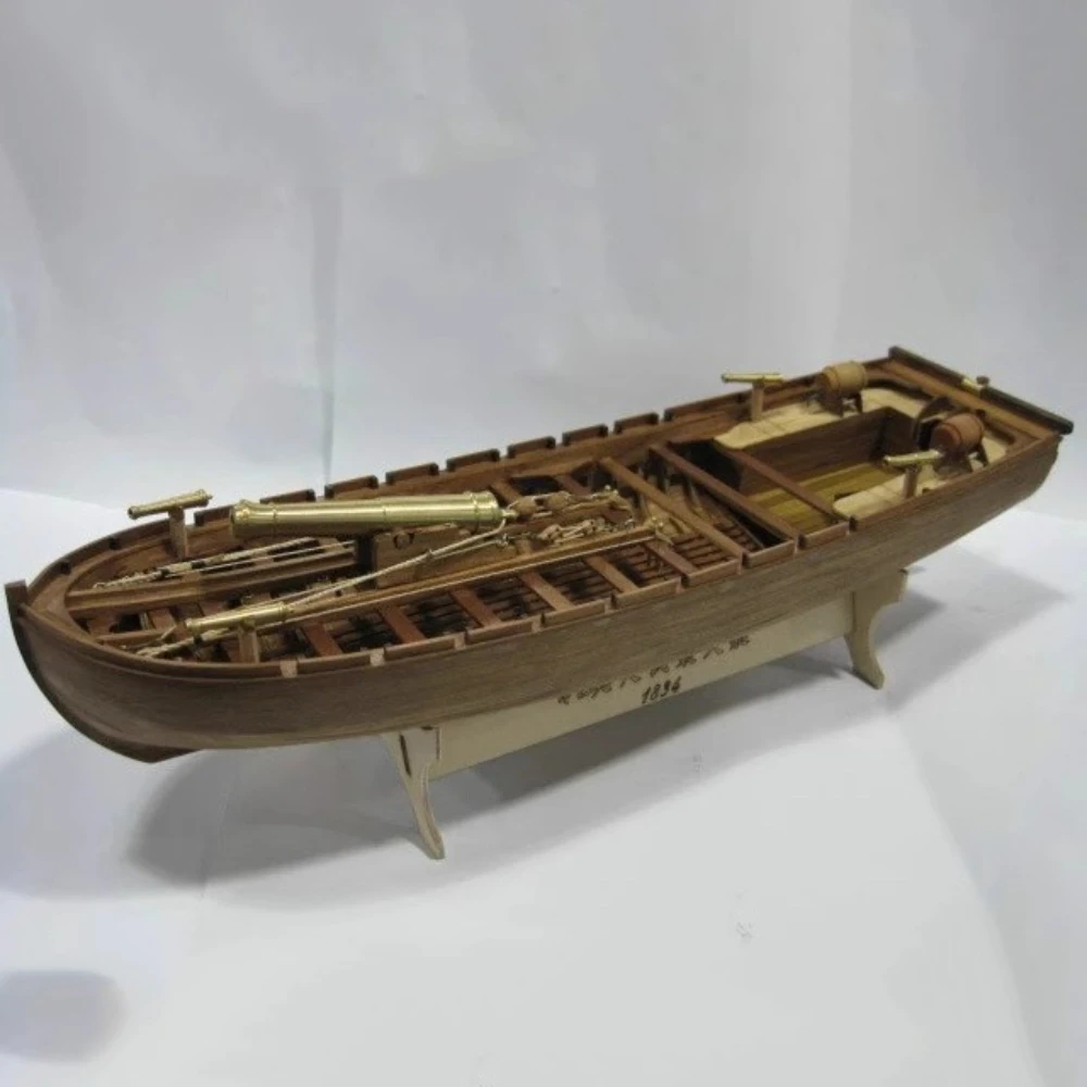 42 Foot Simulation Armed Large Boat KIT Version All Wood Sailboat Model Sets Personal Assembly Retro Wooden Ship Model Toy