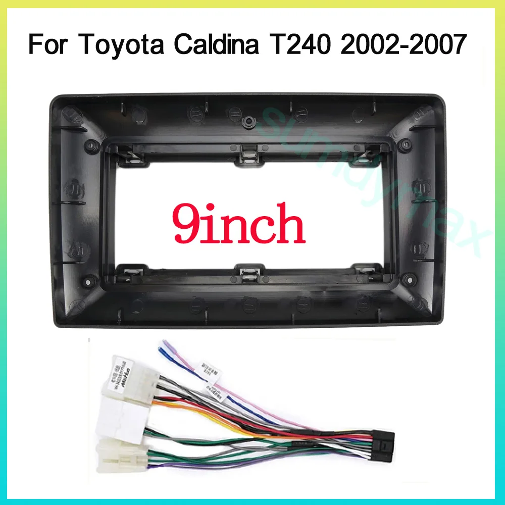 

9 Inch 2 Din android Car Radio Fascia Frame for TOYOTA Caldina (T240) 2002-2007 car panel Trim Dashboard Panel Kit