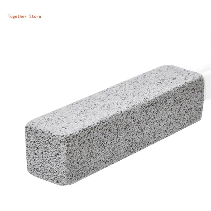 Pumice Stone for Toilet Cleaning Pumice Cleaning Stone with Handle Toilet Clean 6XDD