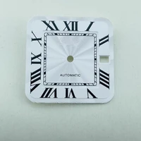 NH35 Dial 27 mm NH36 Dial Calendario único Santos Reloj mecánico S logo para Seiko mod