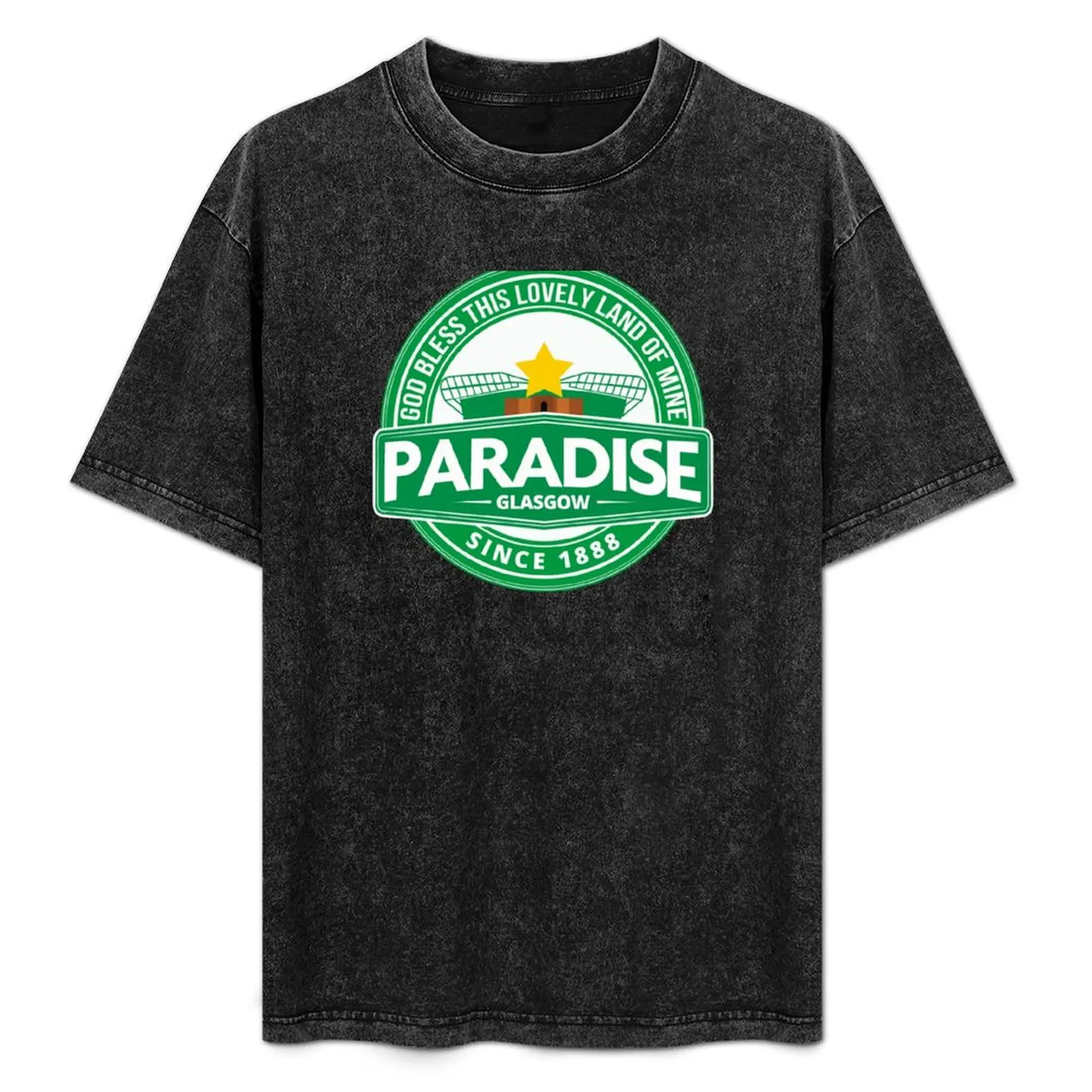 Camiseta de manga corta para entrenamiento y rendimiento de God Bless This Lovely Land Of Mine Celtic Glasgow