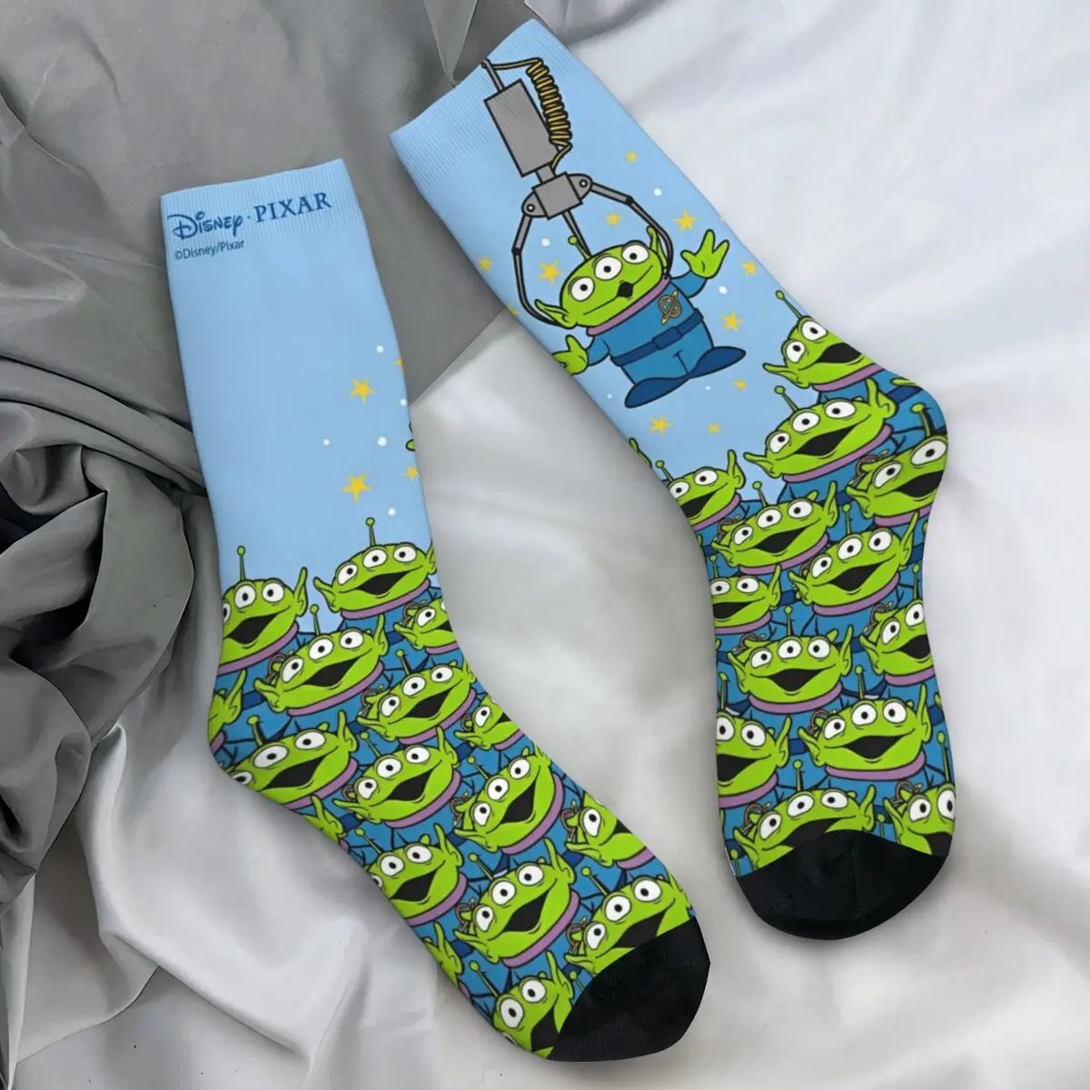 

Couple Socks Toys Storys Alien Stockings Autumn Retro Soft Breathable Socks Design Running Anti Sweat Socks