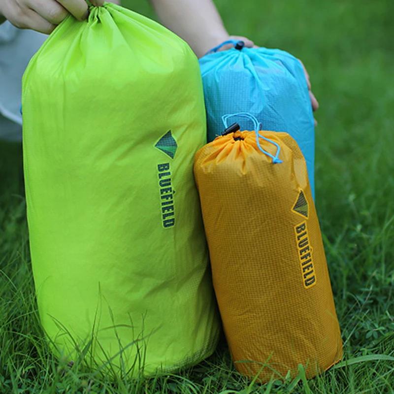1Pc Wasserdichte Kordelzug Nylon Schnur Tasche Lagerung Beutel Outdoor Trockenen Tasche Zelt Peg Lagerung Pack Für Angeln Rafting schwimmen