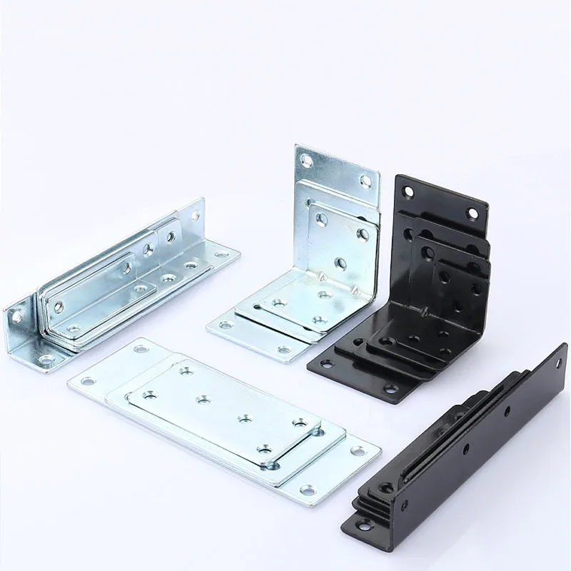 

Extended Triple-Sided Corner Bracket 90 Degree Fixing, Heavy Duty Right Angle Metal Brace, Galvanized Furniture Connector Univer