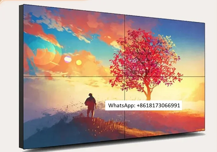 46/49/55 inch Lcd LCD splicing screen with narrow edge 0.88/1.8 advertising display screen, high-definition conference screen