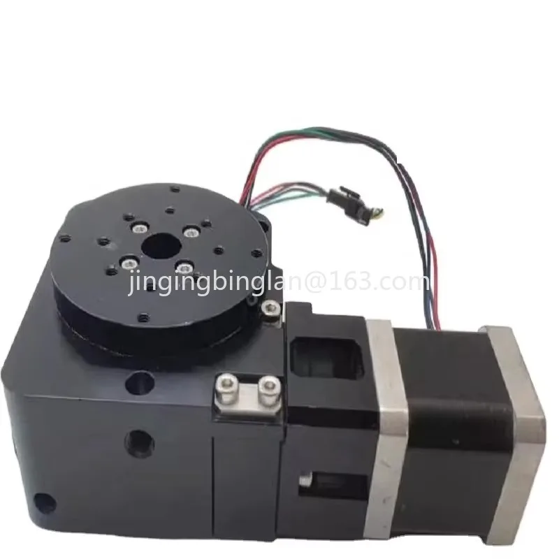 The manufacturer's hot-selling RTS9060 electric rotating indexing plate 42 stepper motor turntable R axis rotates 360 degrees