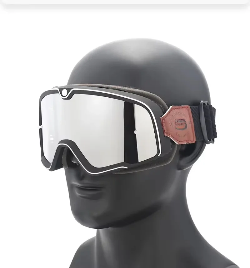 Vintage Harley Motorcycle Gogglesoff-road Riding Windscreen Anti-FogGlasses Skiing Helmet GogglesAccessories for Outdoors