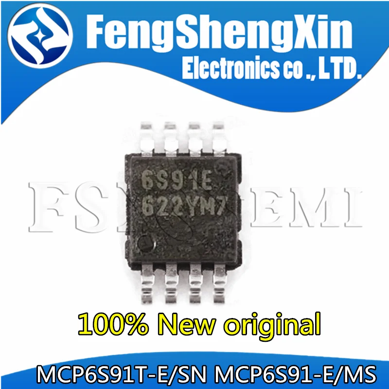 

10pcs MCP6S91T-E/SN MCP6S91-E/SN MCP6S91E SOP8 MCP6S91-E/MS 6S91E MSOP8